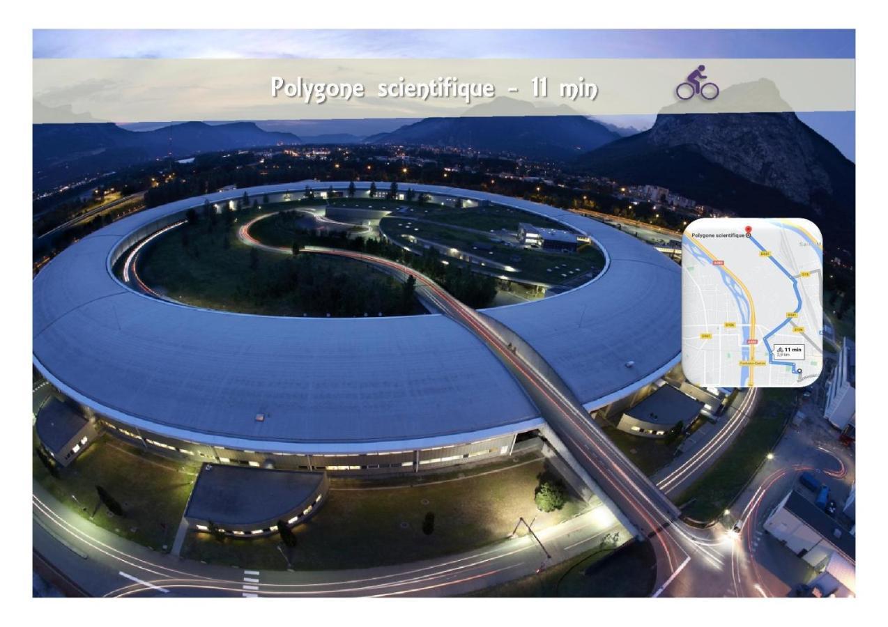 Le 62 - Spacieux T2 Avec Jardin, Parking & Tramway Grenoble Eksteriør bilde